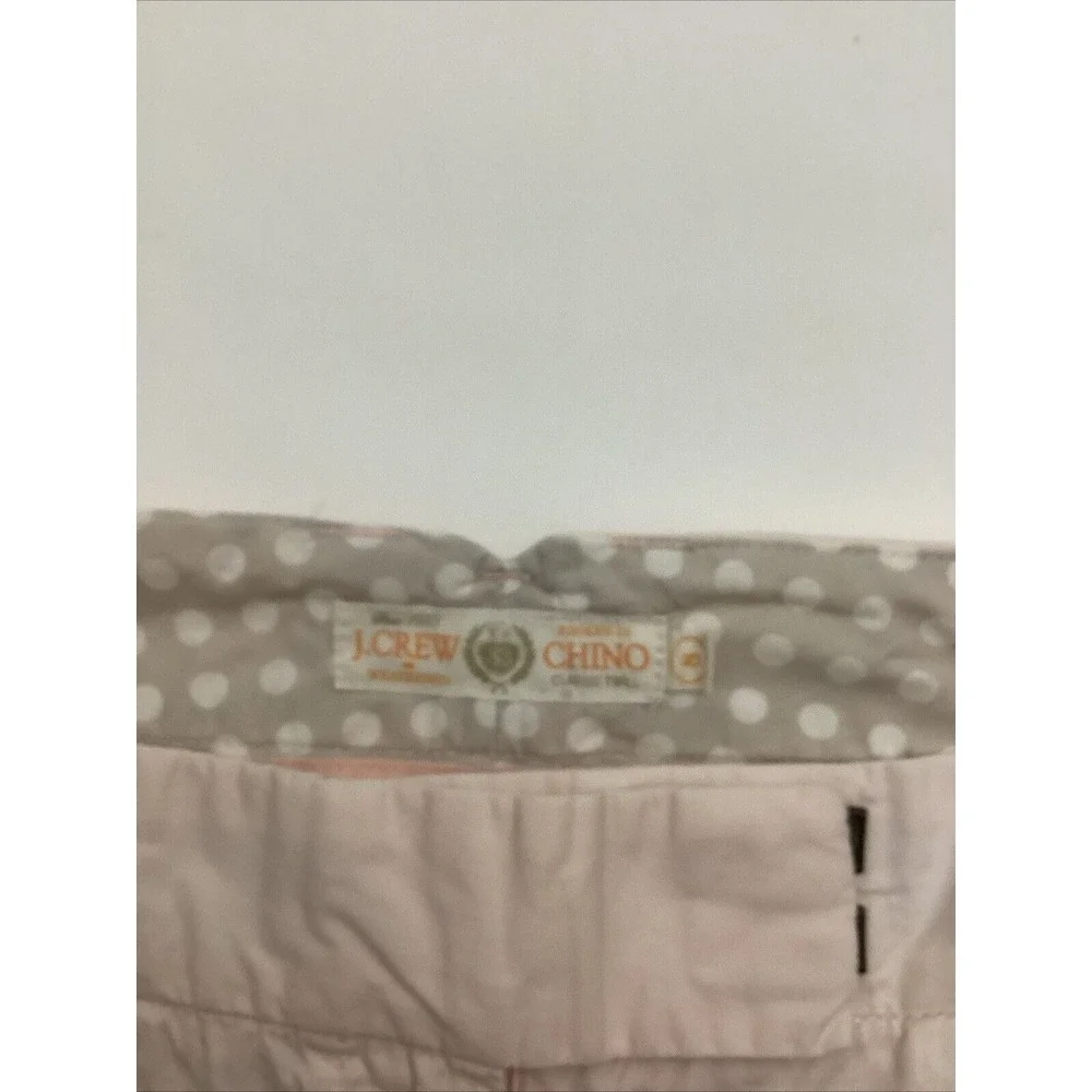 J Crew Chino‎ shorts Women 8 Light Pink SKU 52300